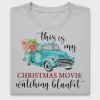 Vintage Turquoise Truck Christmas DTF Transfer