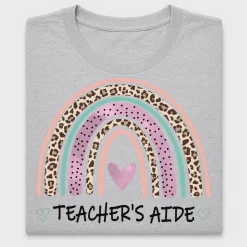 Teacher's Aide Rainbow Leopard DTF Transfer