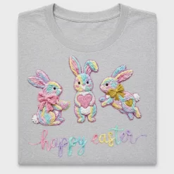 Rainbow Easter Bunny DTF Transfer