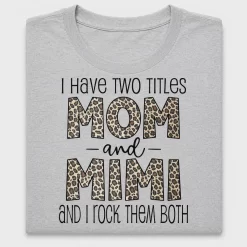Leopard Mom And Mimi DTF Transfer