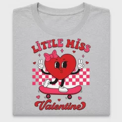 Little Miss Valentine DTF Transfer