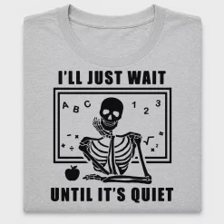 Skeleton Teacher DTF Transfer Design