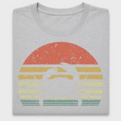 Retro Sunset Crab DTF Transfer