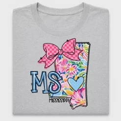 Mississippi State Floral DTF Transfer