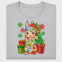 Christmas Bunny DTF Transfer