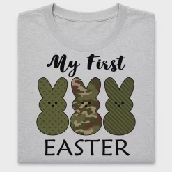 My First Easter Camo Bunny DTF Transfer