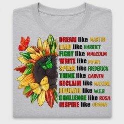 Black History Leaders Sunflower DTF Transfer