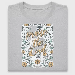 Praise The Lord Floral DTF Transfer
