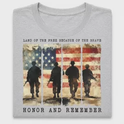 Patriotic Soldiers DTF Transfer Honor and Remember