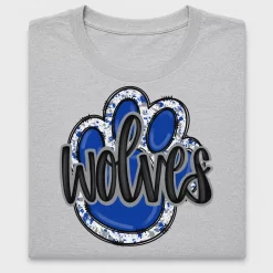 Wolves Paw Print DTF Transfer
