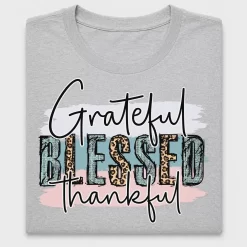 Grateful Blessed Thankful DTF Transfer