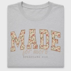 Made For More Floral Bible Verse DTF Transfer