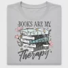 Books Are My Therapy DTF Transfer
