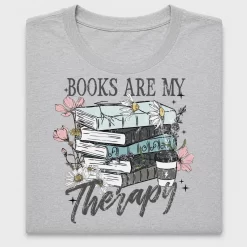 Books Are My Therapy DTF Transfer