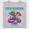 Rainbow Dragon Feeling Dragoney Today DTF Transfer
