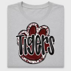 Maroon Tigers Paw DTF Transfer