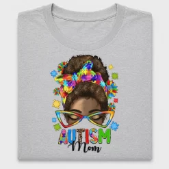Afro Autism Mom DTF Transfer