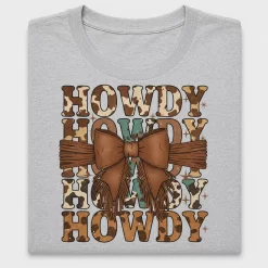Western Howdy Fringe Bow DTF Transfer