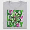 Lucky Shamrock Sequin DTF Transfer