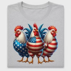 Patriotic USA Rooster DTF Transfer