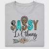 Sassy Lil Thang Western DTF Transfer