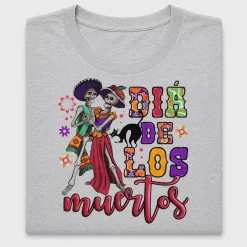 Dia de los Muertos Dancing Skeletons DTF Transfer