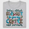Coffee and Sarcasm DTF Transfer