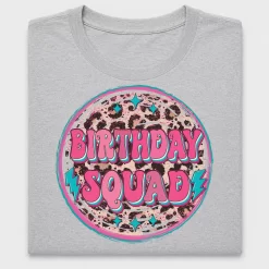 Birthday Squad Leopard DTF Transfer