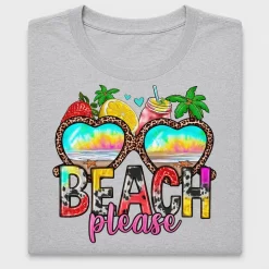 Beach Please Sunglasses DTF Transfer
