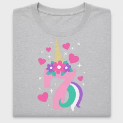 Unicorn 7th Birthday DTF Transfer