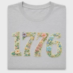 Floral 1776 DTF Transfer Design