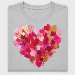 Valentine Brushstroke Heart DTF Transfer