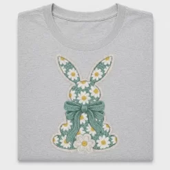 Boho Floral Bunny DTF Transfer