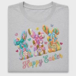 Colorful Easter Bunny DTF Transfer