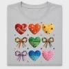 Coquette Yarn Heart DTF Transfer