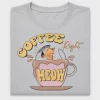 Coffee Cat DTF Transfer