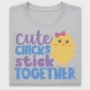 Cute Chicks Stick Together DTF Transfer