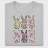 Floral Easter Bunny DTF Transfer