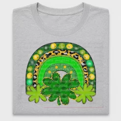 St. Patrick's Day Rainbow Shamrock DTF Transfer