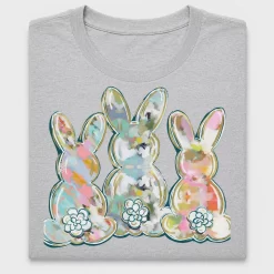 Watercolor Bunny DTF Transfer