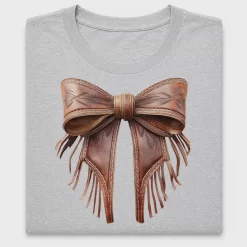 Leather Cowgirl Bow DTF Transfer
