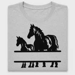 Horse Farm Silhouette DTF Transfer