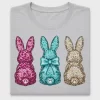 Sequin Bunny DTF Transfer Design