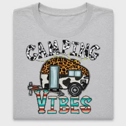 Camping Vibes Retro Airstream DTF Transfer