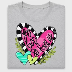 Faith Heart John 3:16 DTF Transfer