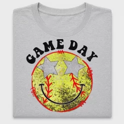 Game Day Smiley Face DTF Transfer