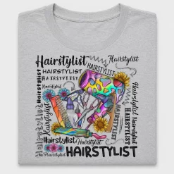 Hair Stylist Sunflower DTF Transfer