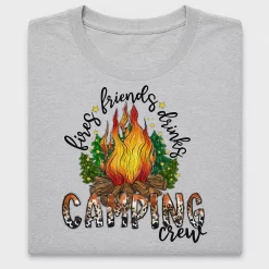 Camping Crew Campfire DTF Transfer