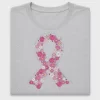 Floral Breast Cancer Awareness DTF Transfer