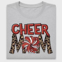 Cheer Mom Leopard Pom Poms DTF Transfer